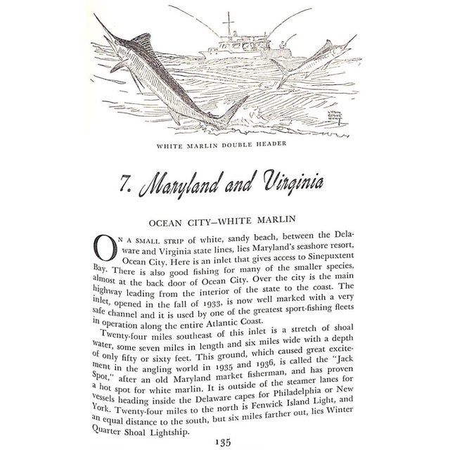 "Fishing the Atlantic: Offshore and On" 1949 Farrington, S. Kip Jr., & Hunt, Lynn Bogue For Sale - Image 12 of 12