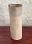 Mid-Century Modern Late 20th Century Studio Pottery Speckled Stoneware Cylinder Bud Vase With Blue Gray Rim For Sale - Image 3 of 8
