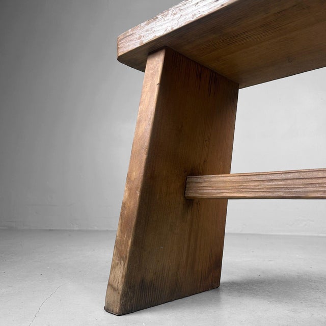 Minimalist Japanese Step Stool, 1950 For Sale - Image 6 of 12