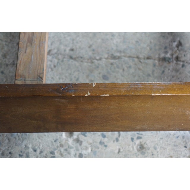 Antique Early American Colonial Style Mahogany 4 Post Acorn Finial Full Size Bed For Sale - Image 14 of 18