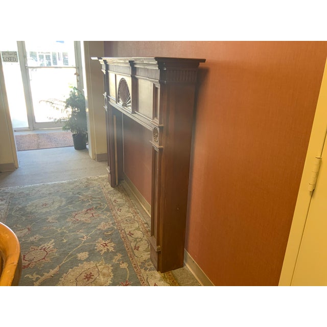 Traditional 20th Century Handcrafted Federal Mantle Piece For Sale - Image 3 of 13