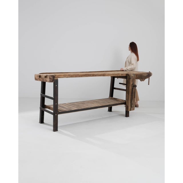 20th Century French Wooden Work Table For Sale - Image 18 of 18