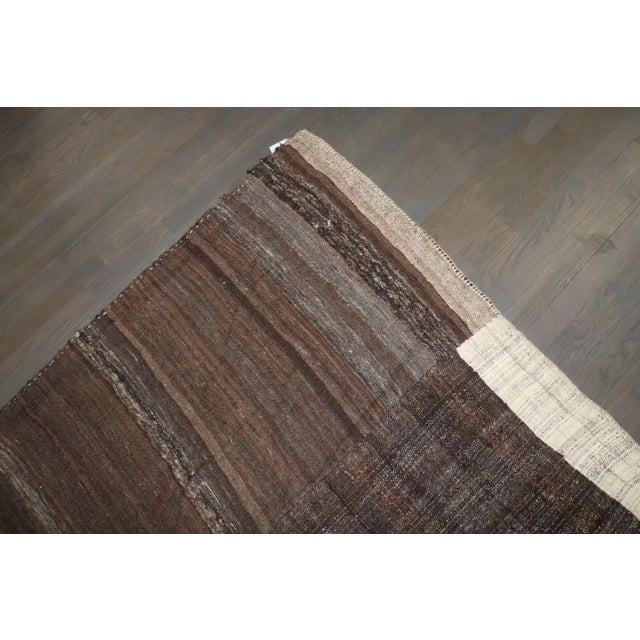 Zabihi Collection Oversize Square Persian Kilim For Sale - Image 10 of 10