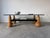 1980s Italian Postmodern Sculptural Turned Wood & Glass Two-Tier Rectangular Coffee Table For Sale - Image 13 of 17