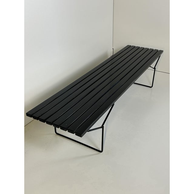 Harry Bertoia Large Bench by Harry Bertoia for Knoll International, 1960s For Sale - Image 4 of 13