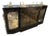 Vintage Black Lacquer Chinoiserie Cabinet For Sale