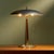 Italian Black and Brass Table Lamp with Adjustable Shade For Sale - Image 4 of 9