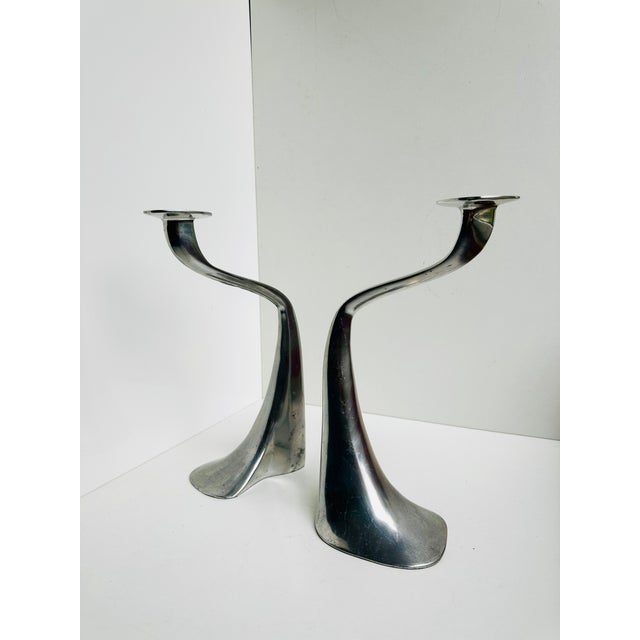 Sculptural Model Turner Candlesticks by Xavier Lust for Driade Kosmo, Italy, 2000s, Set of 2 For Sale - Image 15 of 15
