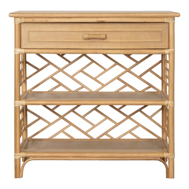 Chippendale End Table, Natural For Sale