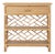 Chippendale End Table, Natural For Sale