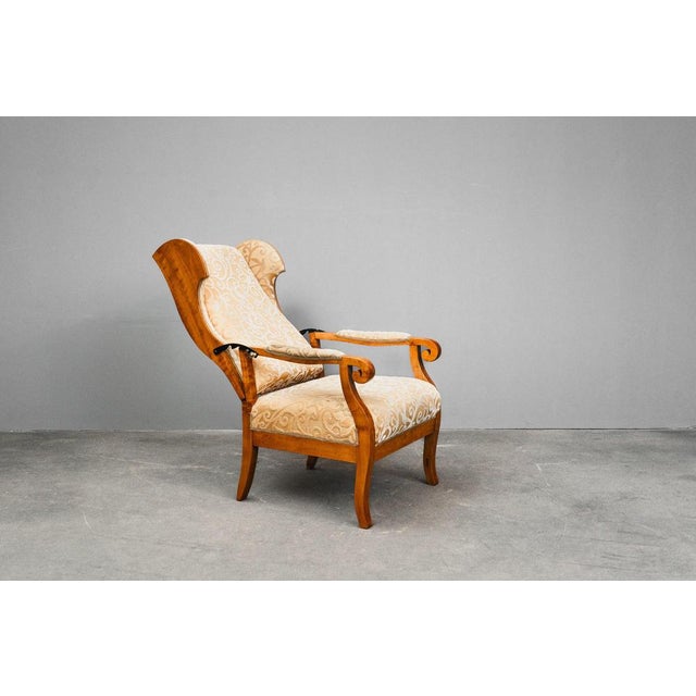 Biedermeier Wing Chair For Sale - Image 3 of 18