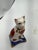 Mid 19th Century Pair of Rare Ceramic Small Cat Figurines For Sale - Image 5 of 8