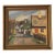 Vintage Original Cottage Oil Painting: Framed Countryside Art For Sale