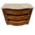 1980s 1980s Henredon French Provincial Burl Walnut Three-Drawer Marble Top Serpentine Commode Chest / Dresser For Sale - Image 5 of 12