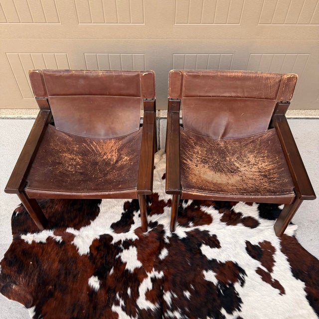 Pair of Sergio Rodrigues for Oca Lounge Chairs For Sale - Image 9 of 11