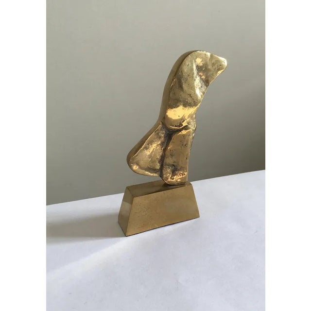 Italian Bronze Abstract Sculpture by Rodica Tanasescu, 1980 For Sale - Image 3 of 13