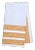 Juhi Chevron Tablecloth, 4-seat table - Periwinkle & Yellow For Sale