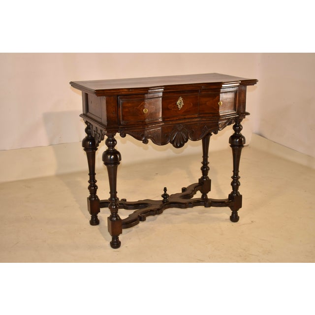 Rococo 18th Century Italian Walnut Console For Sale - Image 3 of 15