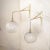 Brass Appliques & Glass Lighting, Set of 2 For Sale - Image 12 of 12