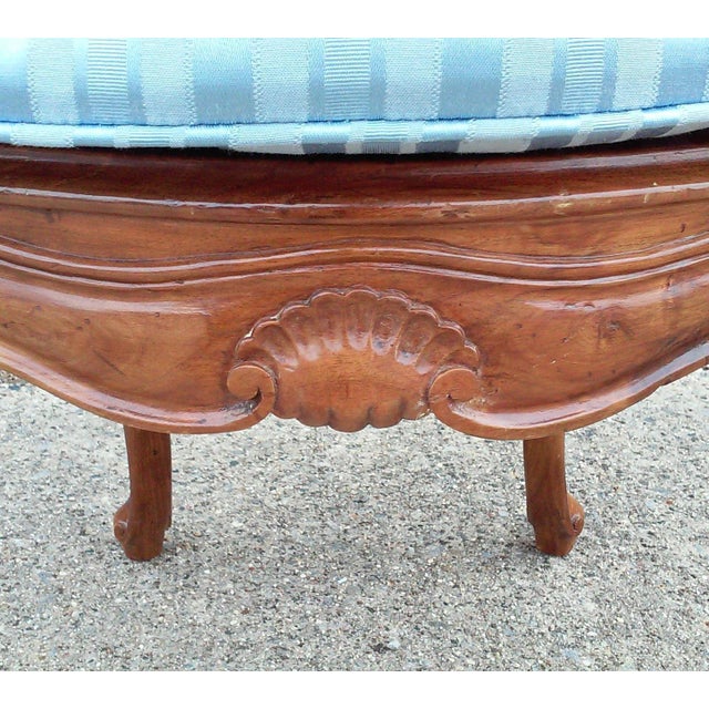 Vintage Hand-Crafted Arm Chair-Italy For Sale - Image 10 of 10