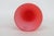 Ruby Red Ruby Red Glass Vase With Clear Cut Pedestal Base Mid Century Modern Style 4883b For Sale - Image 8 of 13