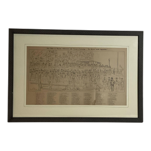Royal Yacht Squadron Yachtsmen Litho