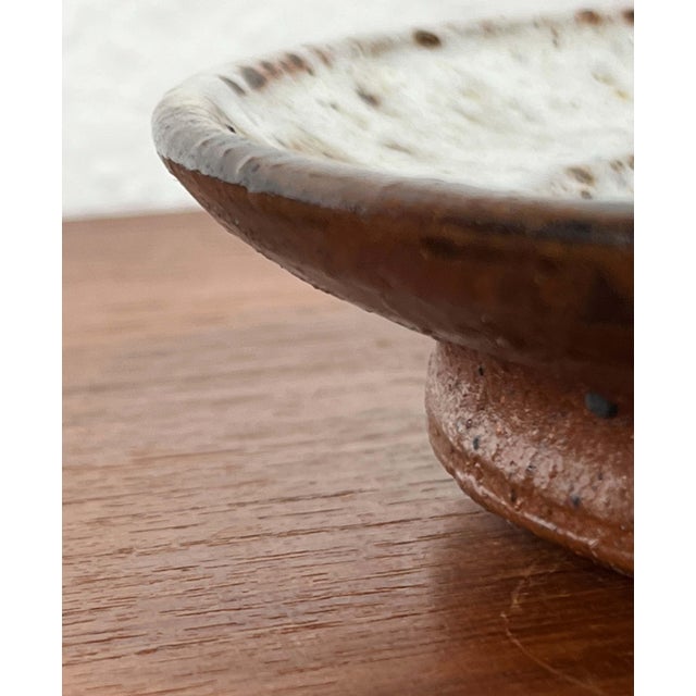 Ceramic Mid-Century Modern Danish Studio Pottery Bowl or Wall Plate from Jim & Henny Waldorff, Svaneke, Bornholm, 1960s For Sale - Image 7 of 17