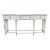 Celeste Mirrored Console Table, Silver For Sale