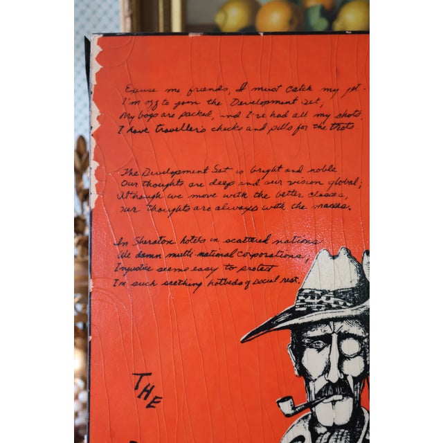 Paper 1975 Satirical “The Development Set” Panel, Signed Ross Coggins, Initialed TCR For Sale - Image 7 of 18