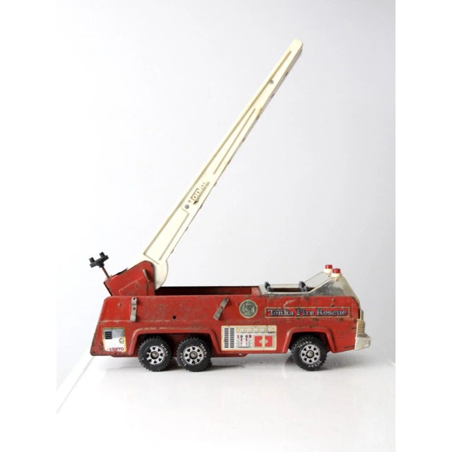 Red Vintage Tonka Toy Fire Truck For Sale - Image 8 of 12