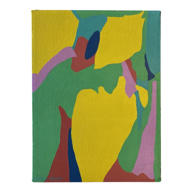 1980s Postmodern Abstract Painting For Sale