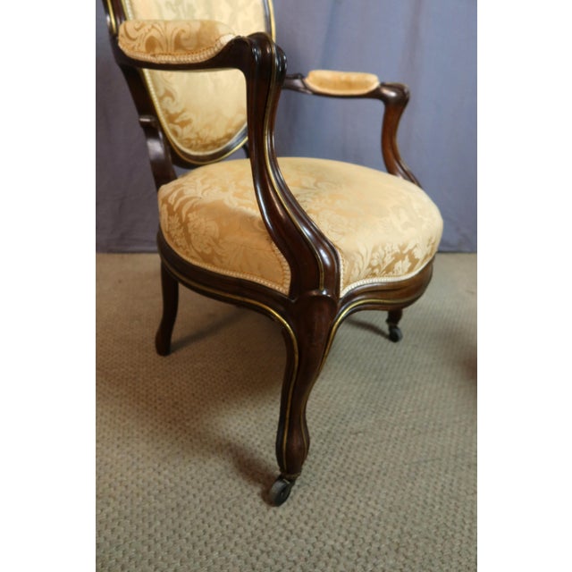 Napoleon III Salon Chairs, Set of 6 For Sale - Image 10 of 16