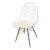 Eames Style Wire Back With Eiffel Base Side Chair For Sale