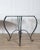 Pair of Late 19th / Early 20th-Century Lacquered Iron Round Tables For Sale - Image 9 of 11