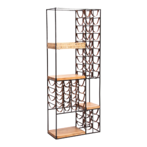 Arthur Unanoff Shaver Howard Room Divider 40 Bottle Wine Rack Restored
