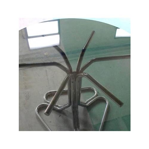 Silver Glass Table by Giotto Stoppino, Italy, 1970s For Sale - Image 8 of 11