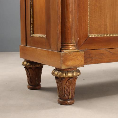 Brown Empire Style Sideboard in Walnut For Sale - Image 8 of 11