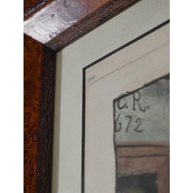1900s William Penn Framed Engraving Print Harpers Weekly For Sale - Image 10 of 12