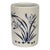 Blue & White Crackle Glaze Porcelain Brush Pot With Orchid Motif For Sale