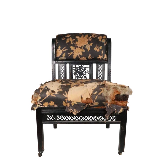 Ebonized Aesthetic Movement Side Chair For Sale In New York - Image 6 of 15