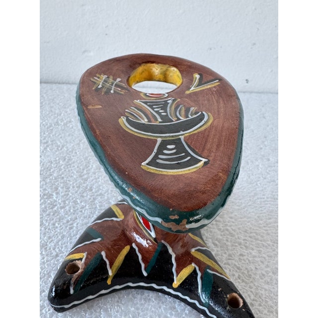 Majolica Ceramic Hangers from Deruta, Italy, 1960s, Set of 2 For Sale - Image 4 of 18