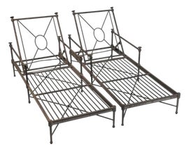 Example of Double Outdoor Chaise Lounge