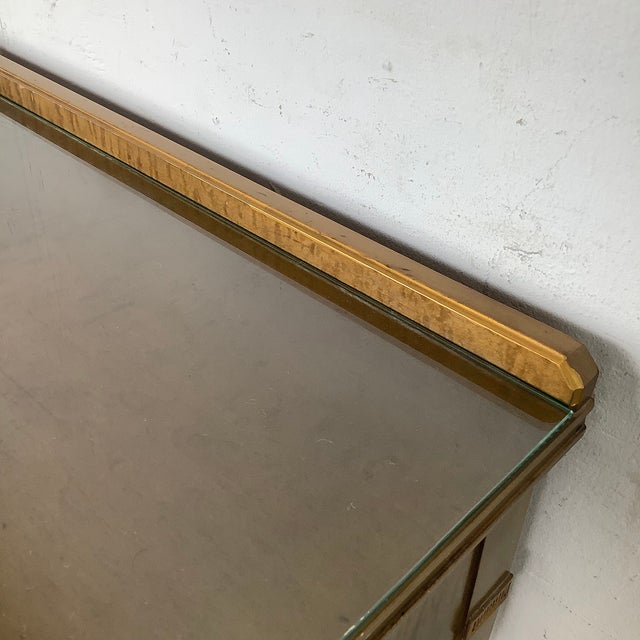 Vintage Regency Style Console Table, Writing Desk or Vanity With Curule Base For Sale - Image 12 of 12