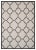 Contemporary Seaside Indoor Outdoor Rug Light Grey & Charcoal 5'3"x7'6" For Sale - Image 3 of 3