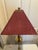 1990’s Frederick Cooper Tall Brass Lamp With Shade For Sale In Detroit - Image 6 of 10