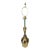 1970's Textured Brass Table Lamp Attributed to Tony Paul for Laurel Lamp Co For Sale