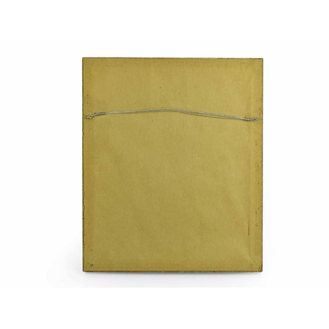 Wood Gemini Said 1991 Judy Larson "Crow Ponies" Horse Art Reproduction Print Framed For Sale - Image 7 of 7