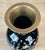 Black Vintage 28" Chinese Black Enamel Mother of Pearl Peacock Floor Vase For Sale - Image 8 of 9