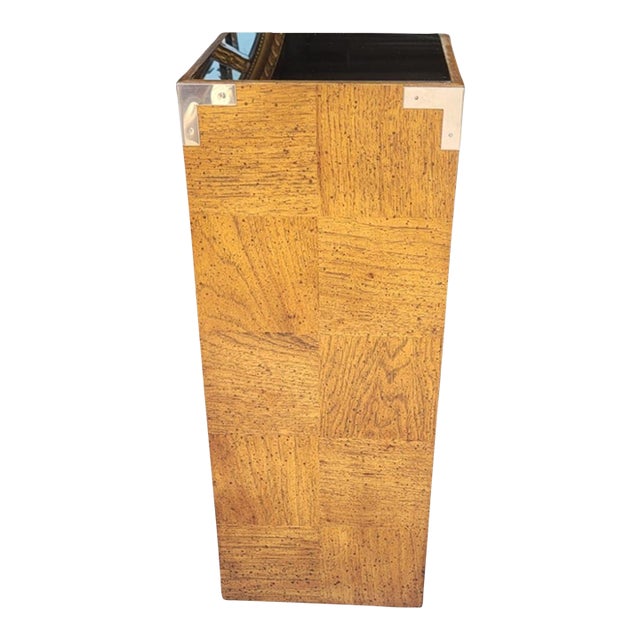 Vintage 1970 Milo Baughman Style Pedestal For Sale