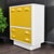 Space Age Broyhill Chapter One Yellow and White Gentlemen's Chest Dresser For Sale - Image 10 of 15